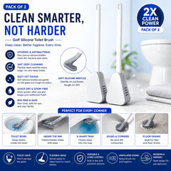 Stufx™ - Ultimate Toilet Cleaning Golf Brush © ( BUY 1 GET 1 FREE )