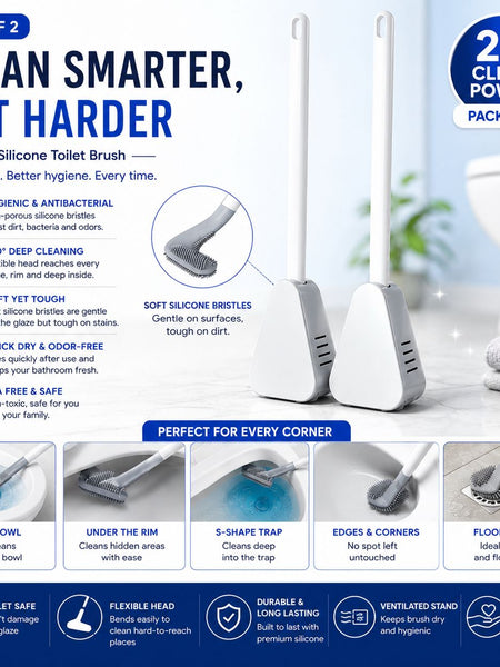 Stufx™ - Ultimate Toilet Deep Cleaning Golf Brush © ( BUY 1 GET 1 FREE )