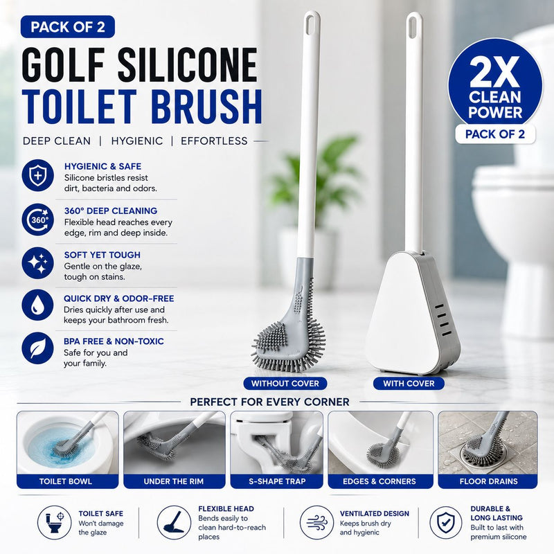 Stufx™ - Ultimate Toilet Cleaning Golf Brush © ( BUY 1 GET 1 FREE )