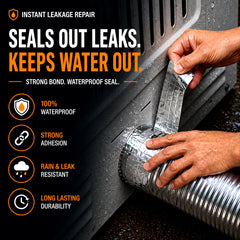 Waterproof Aluminium Butyl Tape – Instant Leak Repair Seal (Buy 1 Get 1 Free)