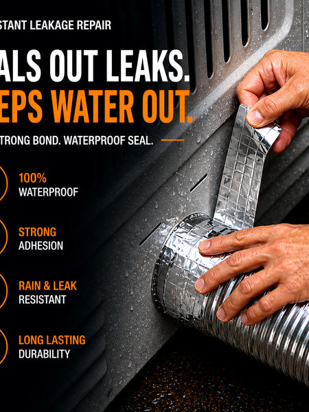 Waterproof Aluminium Butyl Tape – Instant Leak Repair Seal (Buy 1 Get 1 Free)