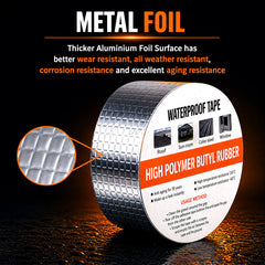 Waterproof Aluminium Butyl Tape – Instant Leak Repair Seal (Buy 1 Get 1 Free)