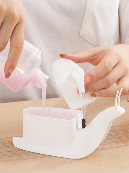 Cute Snail Soap & Handwash Liquid Dispenser
