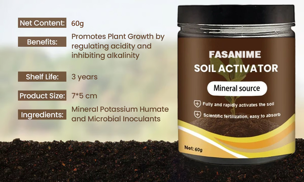 Soil Activator: Plants' Best Friend - Rejuvenate Your Plants ( BUY 1 GET 1 FREE )