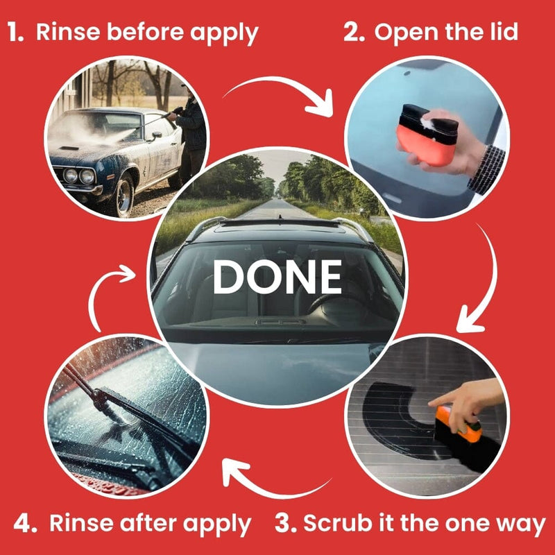 Stufx™ - Instant Clear Car Glass Windshield Cleaner Brush © ( BUY 1 GET 2 ) (Copy)