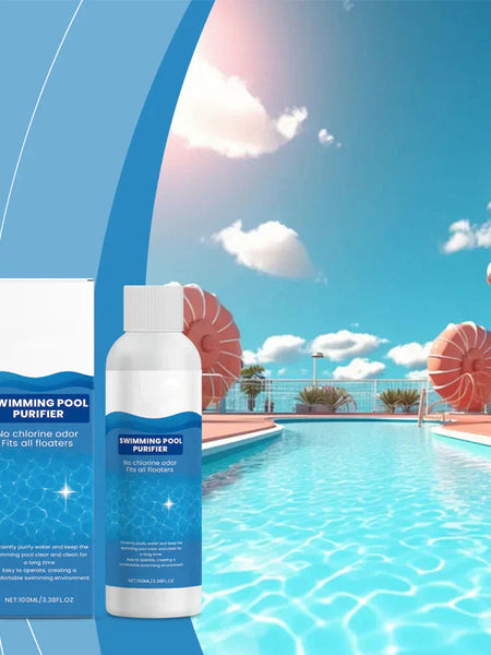 💧BUY 1 GET 1 FREE💧Swimming Pool Purifying Liquid – Crystal Clear Water, Zero Hassle! ✨ Say goodbye to green water & harsh chemicals – just pure, fresh swimming every time. 🏊‍♂️💙