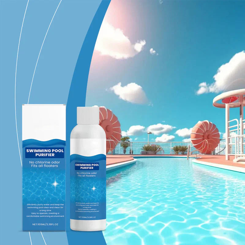 💧BUY 1 GET 1 FREE💧Swimming Pool Purifying Liquid – Crystal Clear Water, Zero Hassle! ✨ Say goodbye to green water & harsh chemicals – just pure, fresh swimming every time. 🏊‍♂️💙