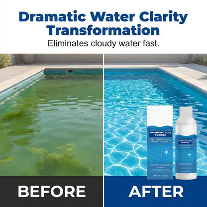 💧BUY 1 GET 1 FREE💧Swimming Pool Purifying Liquid – Crystal Clear Water, Zero Hassle! ✨ Say goodbye to green water & harsh chemicals – just pure, fresh swimming every time. 🏊‍♂️💙