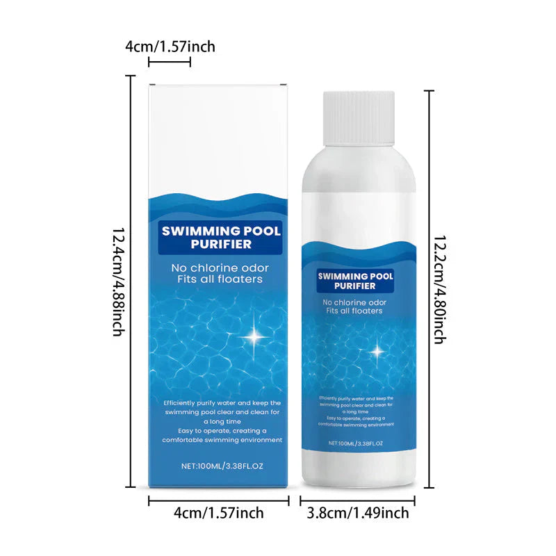 💧BUY 1 GET 1 FREE💧Swimming Pool Purifying Liquid – Crystal Clear Water, Zero Hassle! ✨ Say goodbye to green water & harsh chemicals – just pure, fresh swimming every time. 🏊‍♂️💙