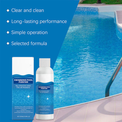 💧BUY 1 GET 1 FREE💧Swimming Pool Purifying Liquid – Crystal Clear Water, Zero Hassle! ✨ Say goodbye to green water & harsh chemicals – just pure, fresh swimming every time. 🏊‍♂️💙