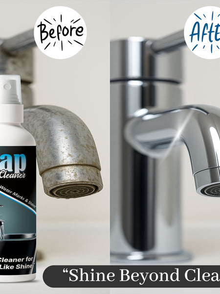 Tap Cleaner – Removes Hard Water Stains & Gives Mirror-Like Shine (BUY 1 GET 1 FREE)